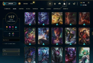 Fullacesso - Conta De 2013 - 157 Skins - Level 458 - 165 Cam - League of Legends LOL