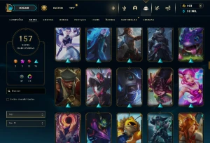 Fullacesso - Conta De 2013 - 157 Skins - Level 458 - 165 Cam - League of Legends LOL