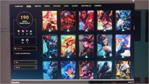 Conta LOL 190 skins negocio preço - League of Legends