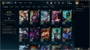 Conta plat 4 COM 405skins - League of Legends LOL
