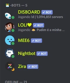 configuro bot - discord (servidor todinho)