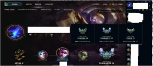 VENDO CONTA DIAMANTE 4, PREÇO 240,00 APENAS !!! - League of Legends LOL