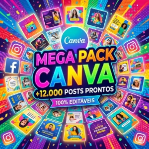 Pack Canva +12.000 Posts Prontos 100% Editáveis - Outros