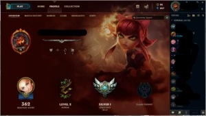 Conta LOL P1 lvl 74 117 champs 32 skins - League of Legends
