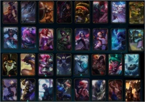 Conta LOL P1 lvl 74 117 champs 32 skins - League of Legends