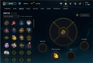 Conta diamante 4 com 28 Champs e 5 Skins + 5 Fragmentos - League of Legends LOL