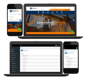 Site para Construtora com Painel Administrativo