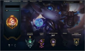 Platina 3, 124 campeões, 135 skins - League of Legends: Wild Rift LOL WR