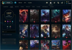 Conta League of Legends - Colecionador Skins Prestígio LOL