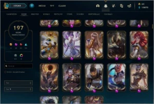 Conta League of Legends - Colecionador Skins Prestígio LOL