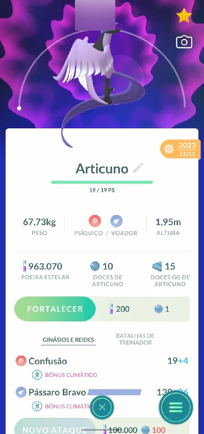 CONTA POKÉMON GO LVL 51 + Mewtwo IV 100% + Galar + Hoopa 91%