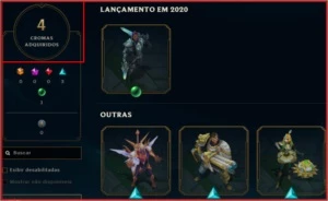 Conta de League Of Legends com Skin '' Vitoriosa '' LOL