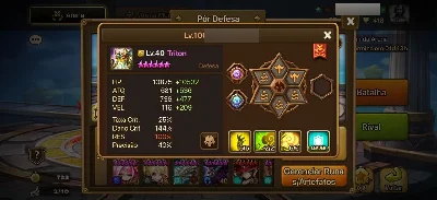 Conta com Zeratu, Zerath e Fern Luz - Summoners War