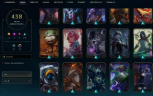 CONTA EX D4 -S14 UNRANKED - COM 438 SKINS - League of Legends LOL