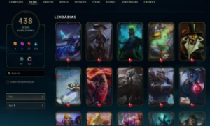 CONTA EX D4 -S14 UNRANKED - COM 438 SKINS - League of Legends LOL