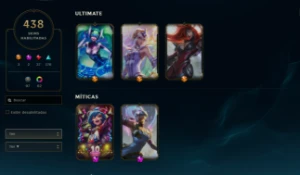 CONTA EX D4 -S14 UNRANKED - COM 438 SKINS - League of Legends LOL