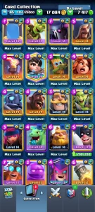 Clash Royale Arena 17, 23 cartas max. +7K gemas