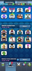 Clash Royale Arena 17, 23 cartas max. +7K gemas