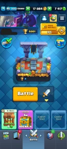 Clash Royale Arena 17, 23 cartas max. +7K gemas