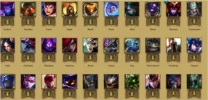 Conta Bronze II com 79 champs + 33 skins - League of Legends LOL