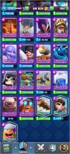 Conta Clash Royale, 5100 trofeus