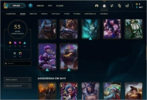 PLATINA 2 QUASE FULL CHAMP - League of Legends LOL