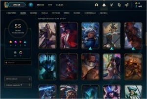 PLATINA 2 QUASE FULL CHAMP - League of Legends LOL