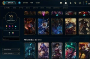 PLATINA 2 QUASE FULL CHAMP - League of Legends LOL