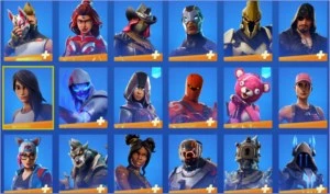 Conta de fortnite season 3 a 12 full e glow