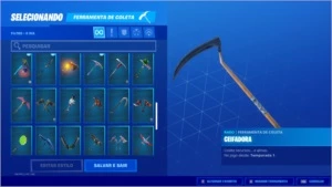 Conta de fortnite season 3 a 12 full e glow