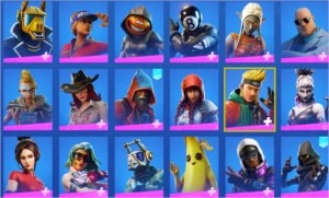 Conta de fortnite season 3 a 12 full e glow