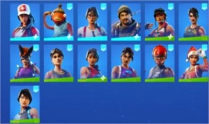 Conta de fortnite season 3 a 12 full e glow
