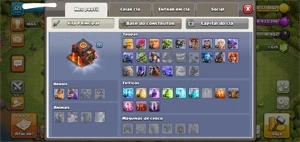 Clash of Clans - Conta CV10 FULL e CC6 FULL