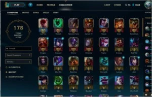 Conta League of Legends Ouro 1 LOL