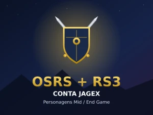 Conta Jagex OSRS + RS3 | Mid/End Game - Runescape