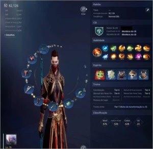 Lanceiro lvl 70 82K SA14 pet Epico e 2 Couros Epicos - MIR4