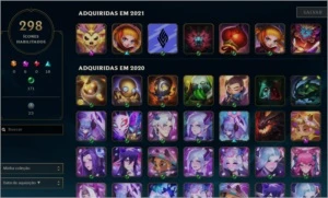 CONTA LOL 521 SKINS, LVL 303, TODOS CAMPEÕES. - League of Legends