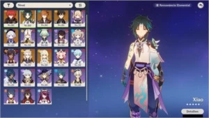 CONTA AR 48 - DILUC/XIAO/TARTAGLIA/ZHONGLI/ALBEDO/QIQI - Genshin Impact