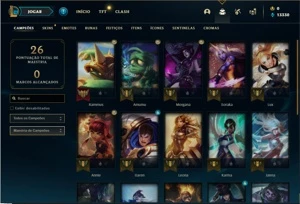 Conta ouro 4 com 4 Skins e 22 Champs ( Sem email confirmado) - League of Legends LOL