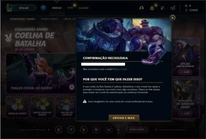 Conta ouro 4 com 4 Skins e 22 Champs ( Sem email confirmado) - League of Legends LOL