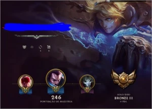 Conta B3, Nível 34, 63 campeões - League of Legends LOL