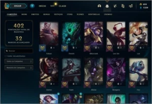 CONTA LOL LVL 225 156 SKINS +125 CAMPEÕES. - League of Legends
