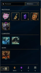 CONTA D4 10 SKINS + - League of Legends LOL