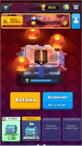 Conta Clash Royale Nível 11, 60 mil de ouro