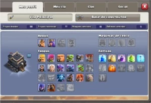 Conta Clash of Clans CV9