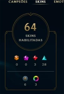 Conta de Lol pc - League of Legends