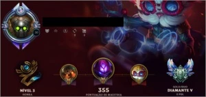 Conta Diamante 5 (Borda Diamante) - League of Legends LOL