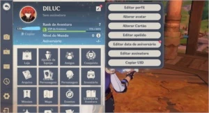 ⭐ GENSHIN IMPACT CONTA COM DILUC 5⭐