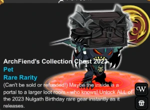 14 Anos de Conta / 4 Chest - Adventure Quest World AQW
