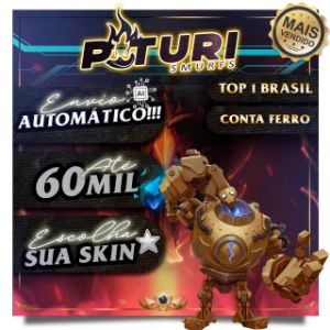Smurf FERRO 4 (0 PDL) - Padrão PaturiSmurfs - League of Legends LOL